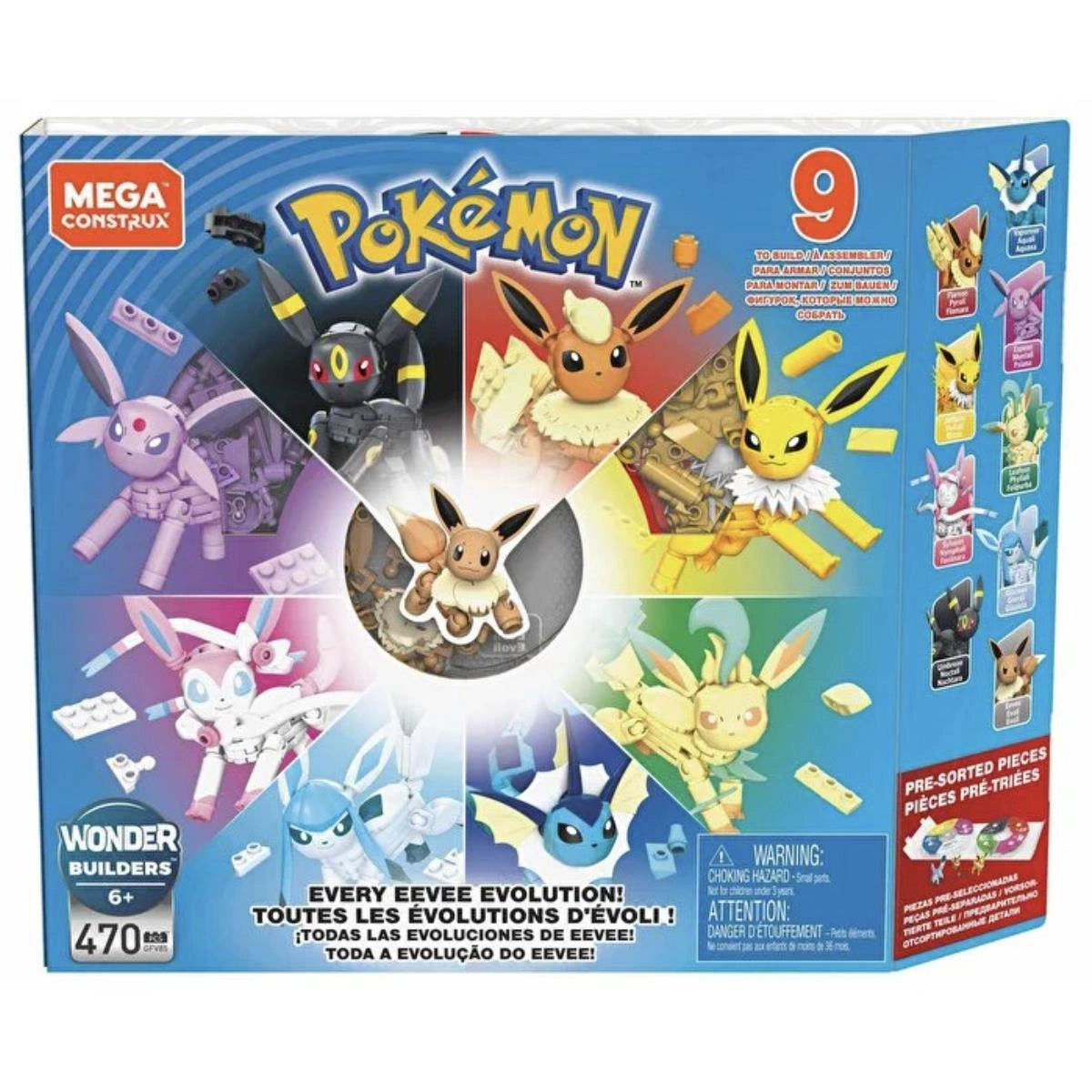 Mega Pokemon Eevee Dönüşümleri GFV85 | Toysall