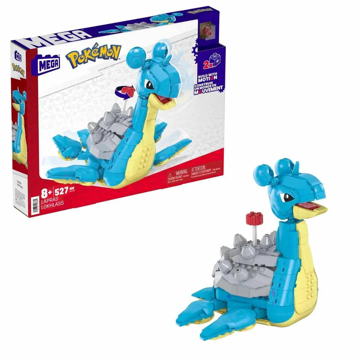 MEGA Pokemon Lapras Aksiyon Figürlü Yapı Oyuncak Seti HKT26 | Toysall