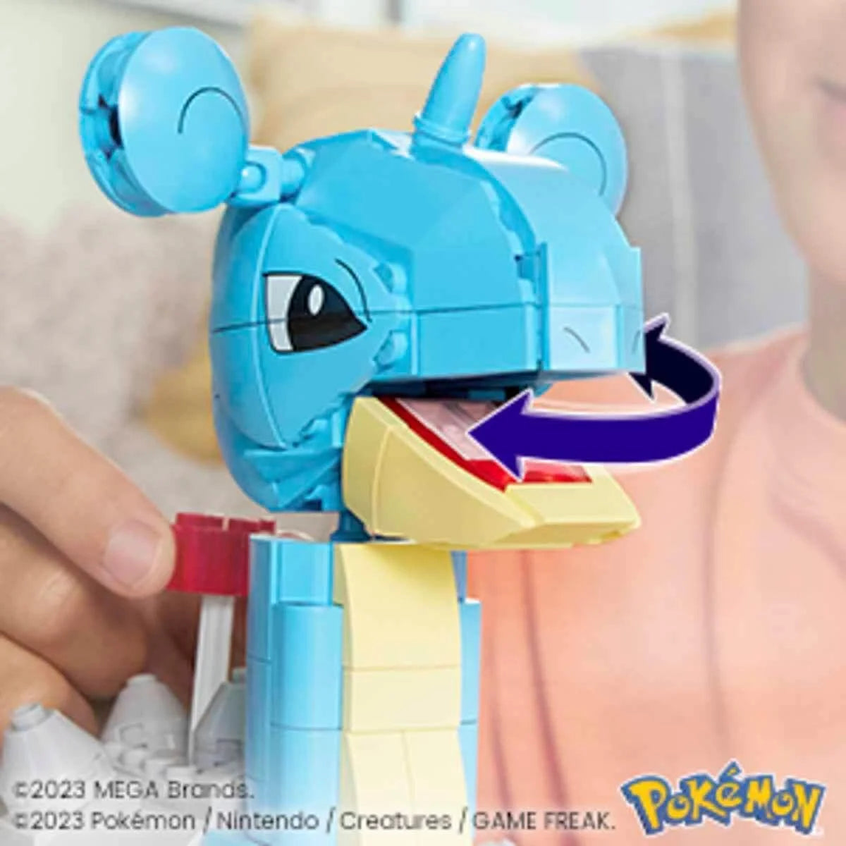 MEGA Pokemon Lapras Aksiyon Figürlü Yapı Oyuncak Seti HKT26 | Toysall