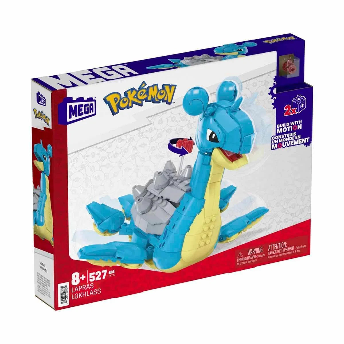 MEGA Pokemon Lapras Aksiyon Figürlü Yapı Oyuncak Seti HKT26 | Toysall