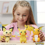 MEGA Pokemon Yap ve Oyna Figürler Pikachu Dönüşüm 3'lüsü GYH06 | Toysall