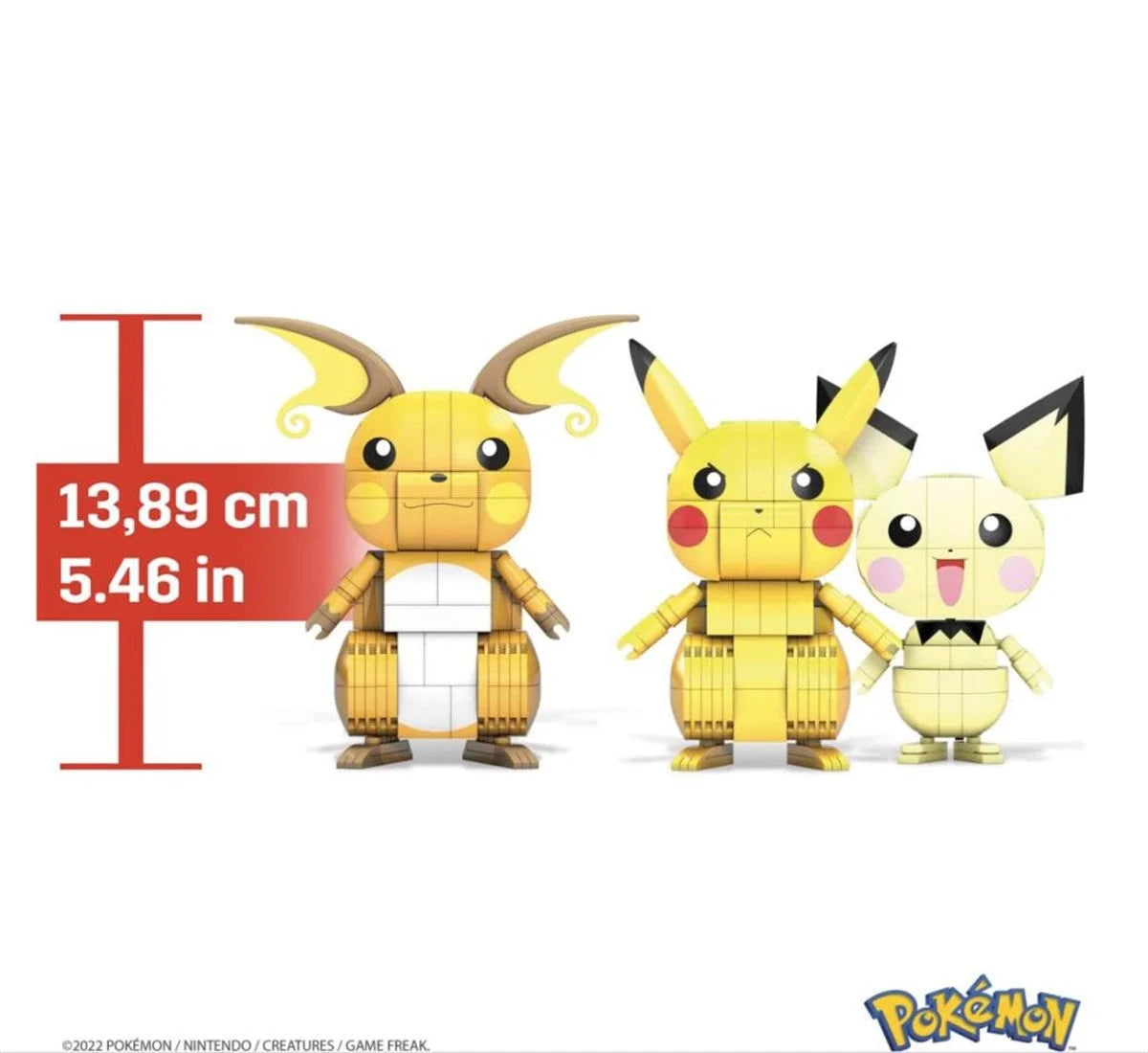 MEGA Pokemon Yap ve Oyna Figürler Pikachu Dönüşüm 3'lüsü GYH06 | Toysall