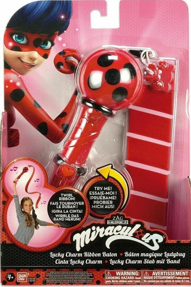 Miraculous Uğurböceği Şanslı Tılsım Kurdeleli Asa 39795 | Toysall