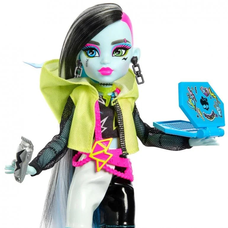 Monster High Gizemli Arkadaşlar Oyun Seti S3 Neon Frights Frankie Stein HNF79  | Toysall