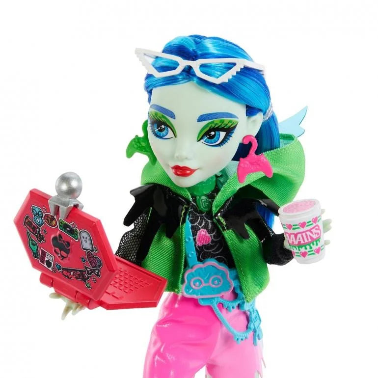 Monster High Gizemli Arkadaşlar Oyun Seti S3 Neon Frights Ghoulia HNF81 | Toysall