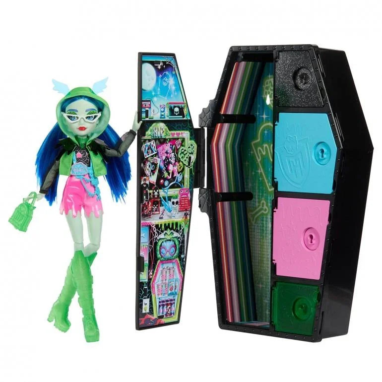 Monster High Gizemli Arkadaşlar Oyun Seti S3 Neon Frights Ghoulia HNF81 | Toysall