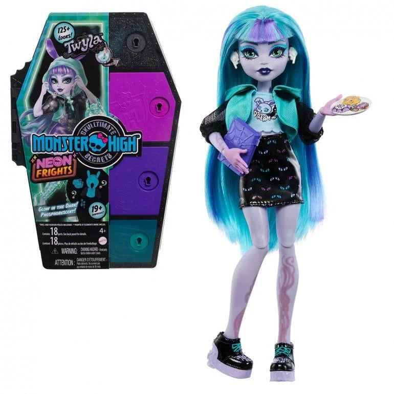 Monster High Gizemli Arkadaşlar Oyun Seti S3 Neon Frights Twyla HNF82 | Toysall