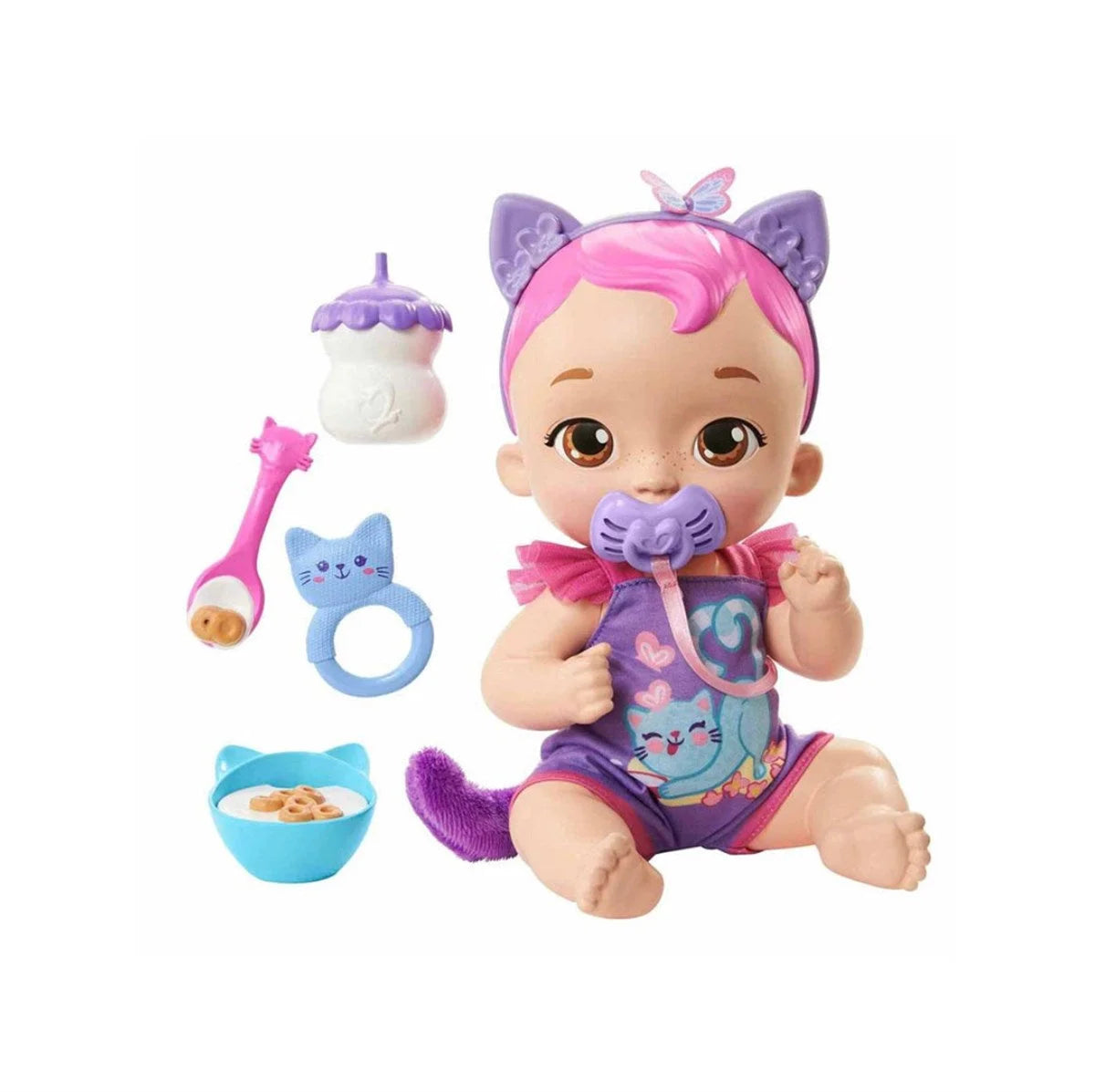 My Garden Baby Sesli ve Aksesuarlı Yavru Kedi Bebeğim HHP27-HHP28 | Toysall