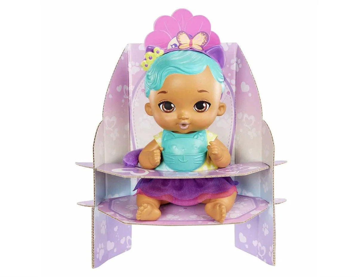 My Garden Baby Yavru Kedi Bebeğimin Bakım Zamanı  - Mavi Saçlı Bebek HHL22 | Toysall