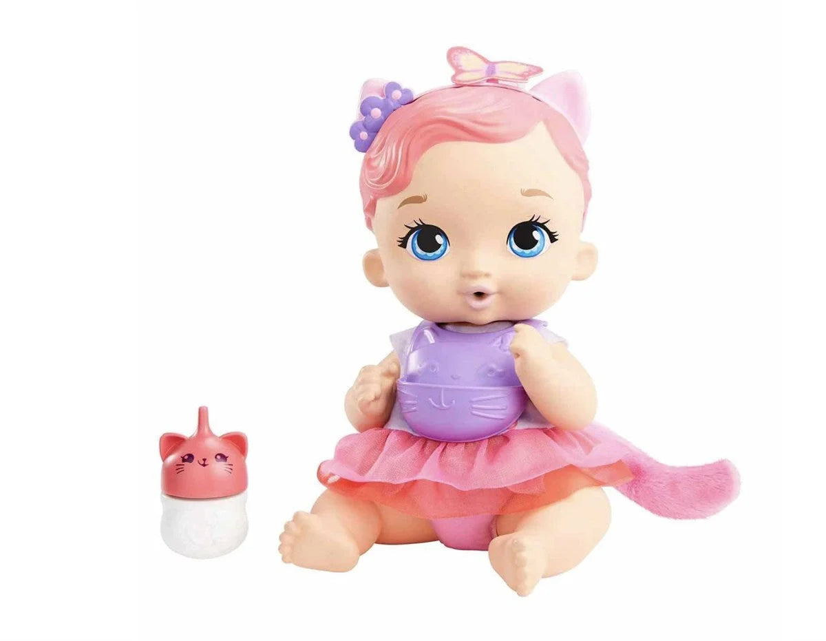 My Garden Baby Yavru Kedi Bebeğimin Bakım Zamanı  - Pembe Saçlı Bebek HHL21 | Toysall