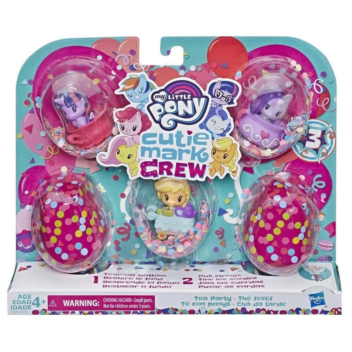 My Little Pony Cutie Mark Crew Koleksiyon Seti -  Çay Partisi E0193-E3897 | Toysall