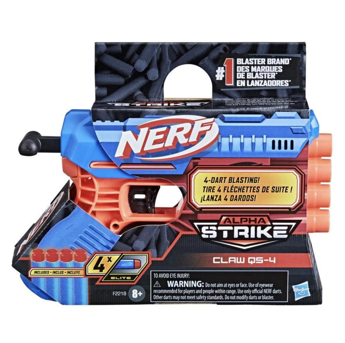 Nerf Alpha Strike Claw QS-4 Dart Tabancası F2218 | Toysall