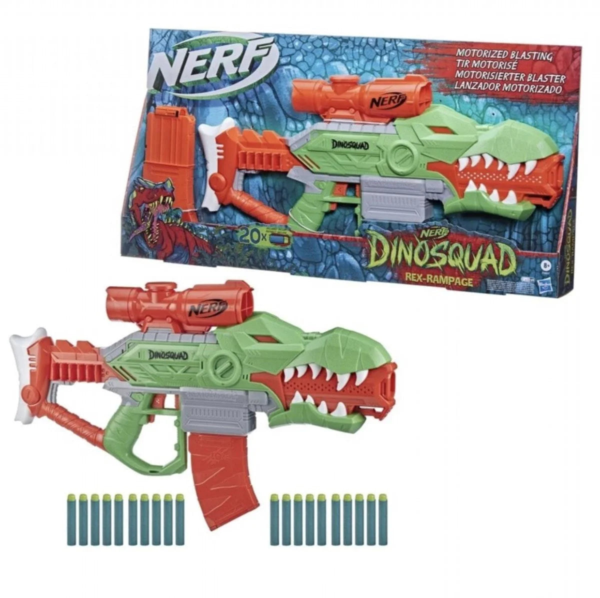 Nerf DinoSquad Rex Rampage Dart Tabancası F0807 | Toysall