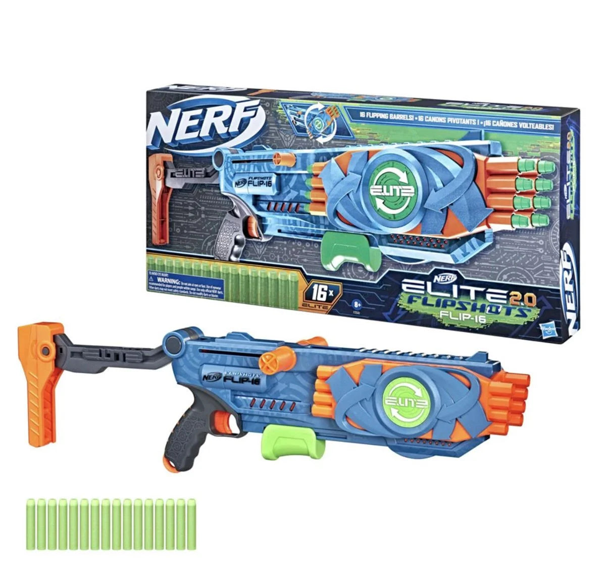 Nerf Elite 2.0 Flipshots Flip-16 F2551 | Toysall