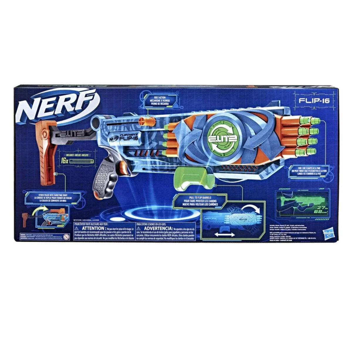 Nerf Elite 2.0 Flipshots Flip-16 F2551 | Toysall