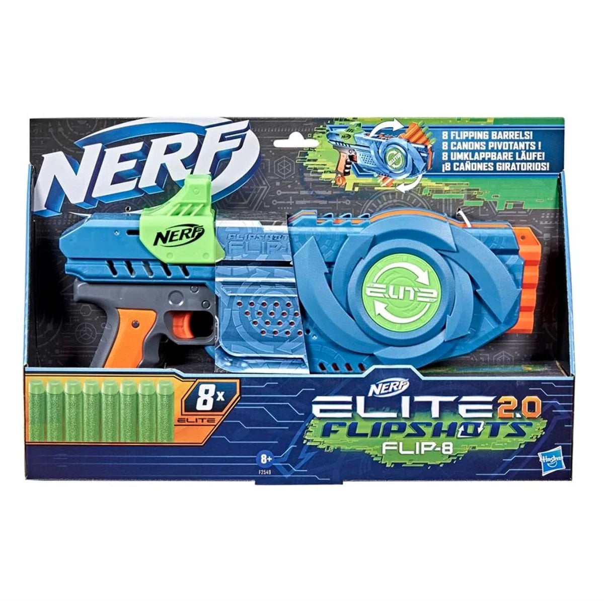 Nerf Elite 2.0 Flipshots Flip-8 F2549 | Toysall