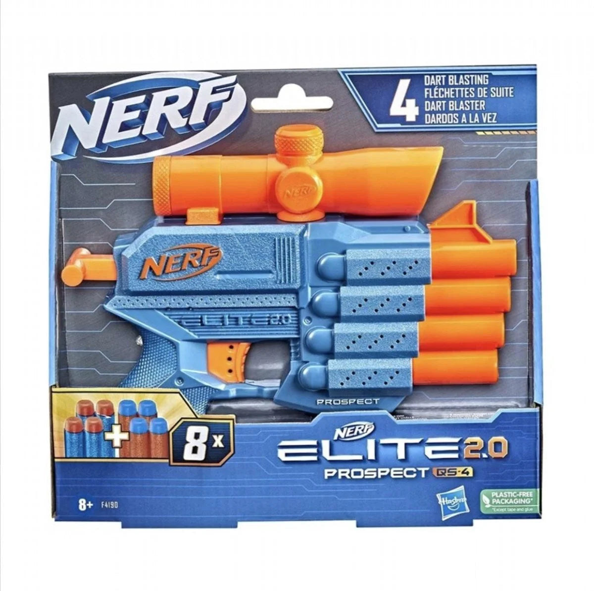 Nerf Elite 2.0 Prospect QS-4 Dart Tabancası F4190 | Toysall