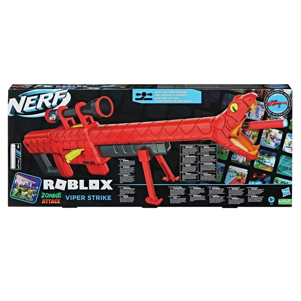 Nerf Roblox Zombie Attack Viper Strike F5483 | Toysall