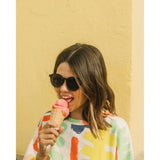 Olivio&Co Classic Oval Junior Güneş Gözlüğü - Squid Black