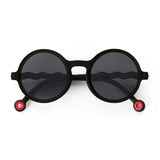 Olivio&Co Classic Round Çocuk Güneş Gözlüğü - Squid Black