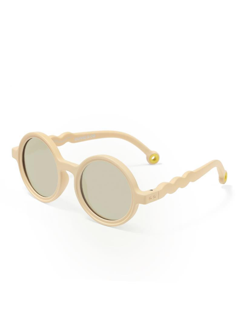 Olivio&Co Classic Round Toddler Güneş Gözlüğü - Desert Sand