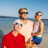 Olivio&Co Creative Shield Yetişkin Güneş Gözlüğü - Space Silver