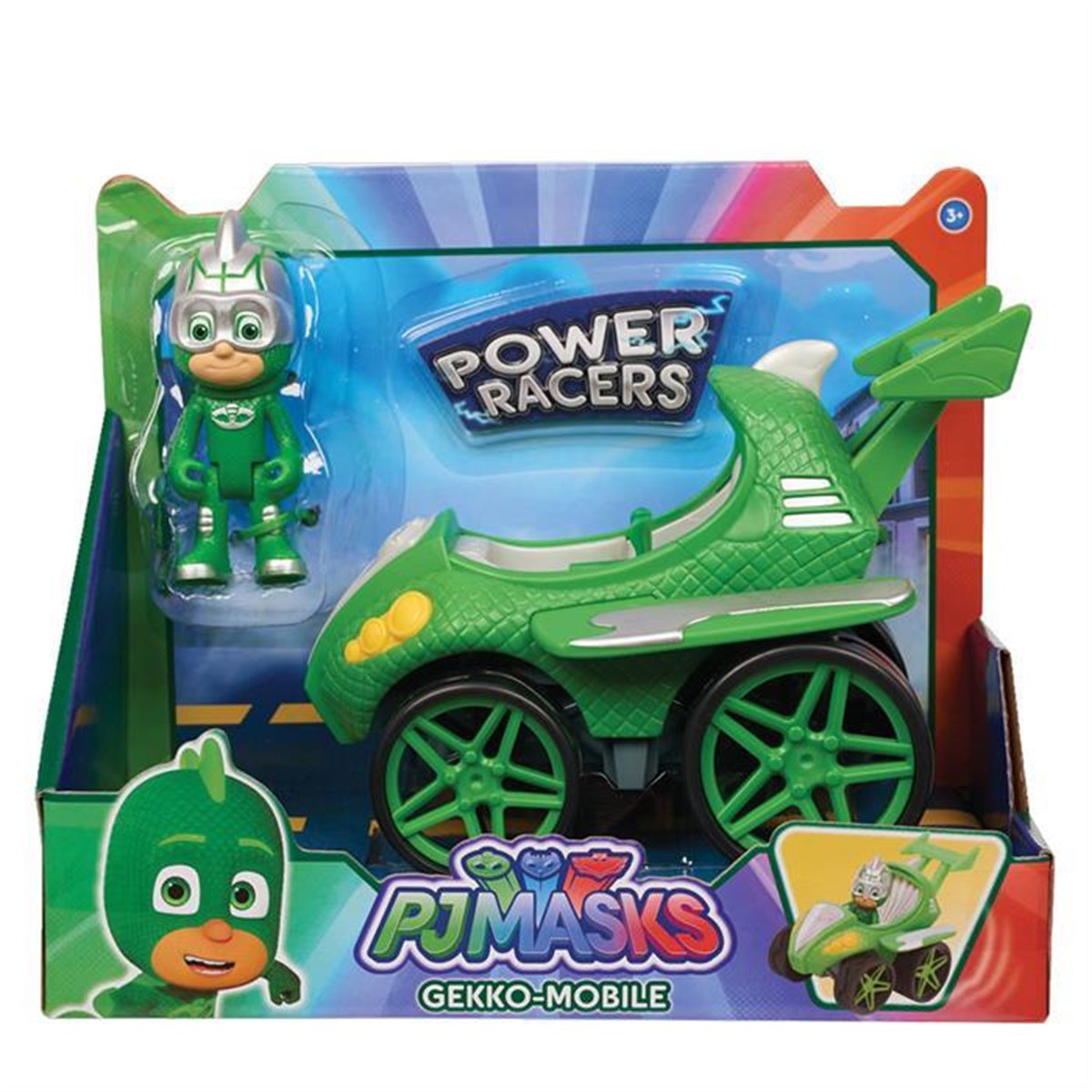 PijaMaskeliler Power Racers Araçlar - Kertenkele  Çocuk ile Kertenkele Mobil PJM96000 | Toysall