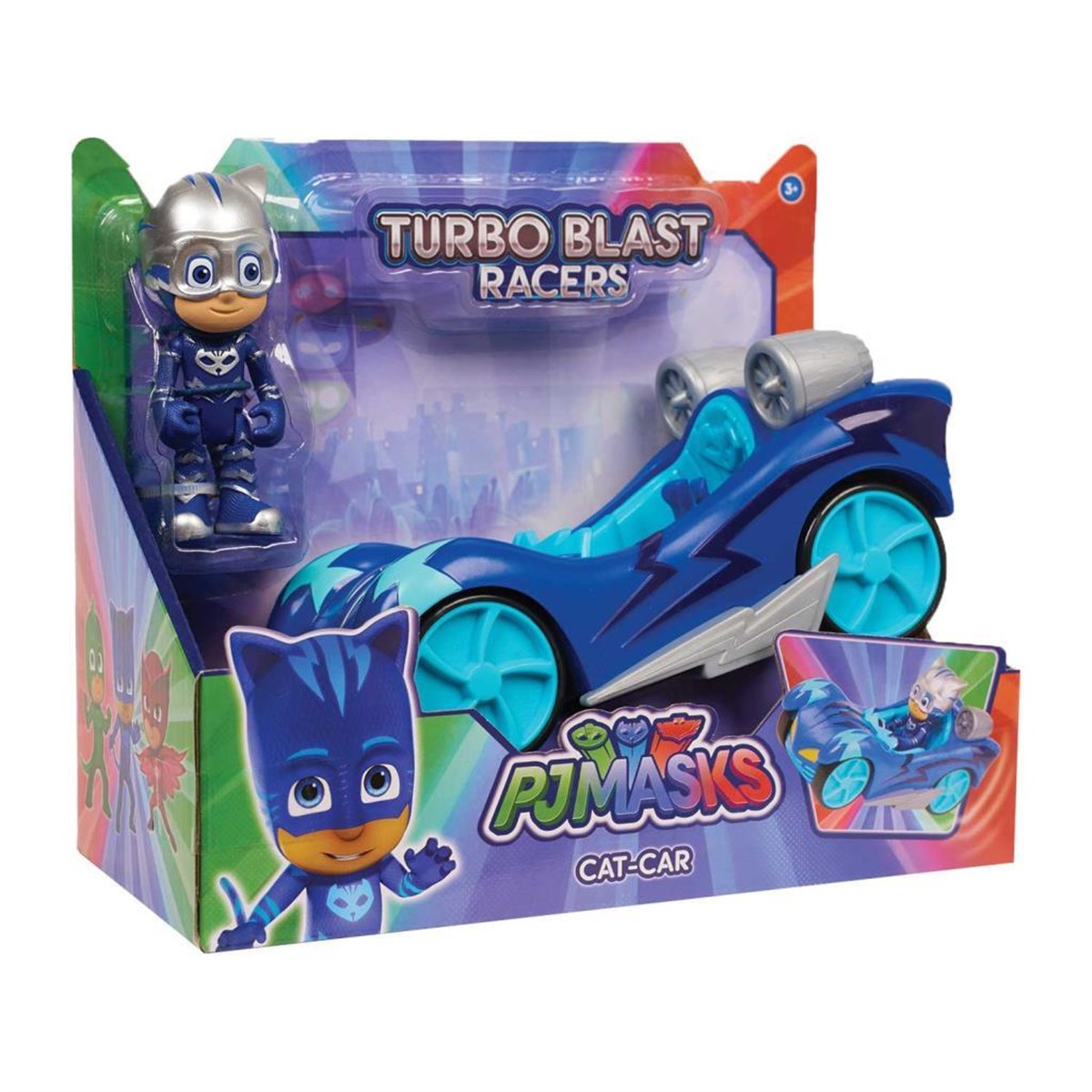 PijaMaskeliler Turbo Blast Araçlar - Kedi Çocuk  PJM44400 | Toysall