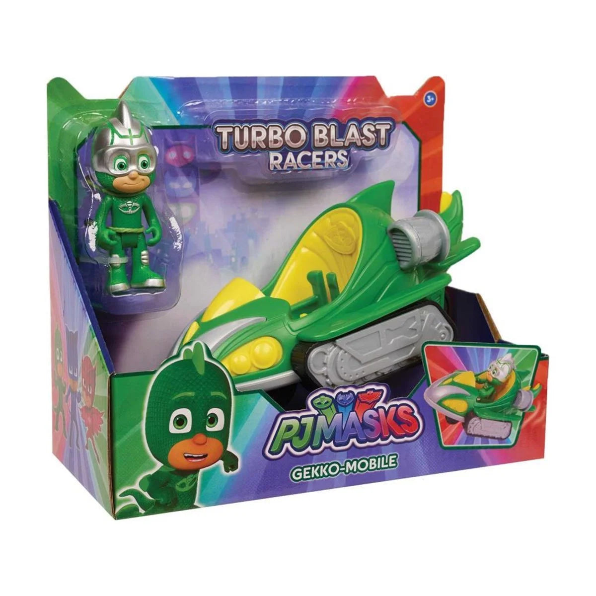 PijaMaskeliler Turbo Blast Araçlar - Kertenkele  Çocuk PJM44400 | Toysall