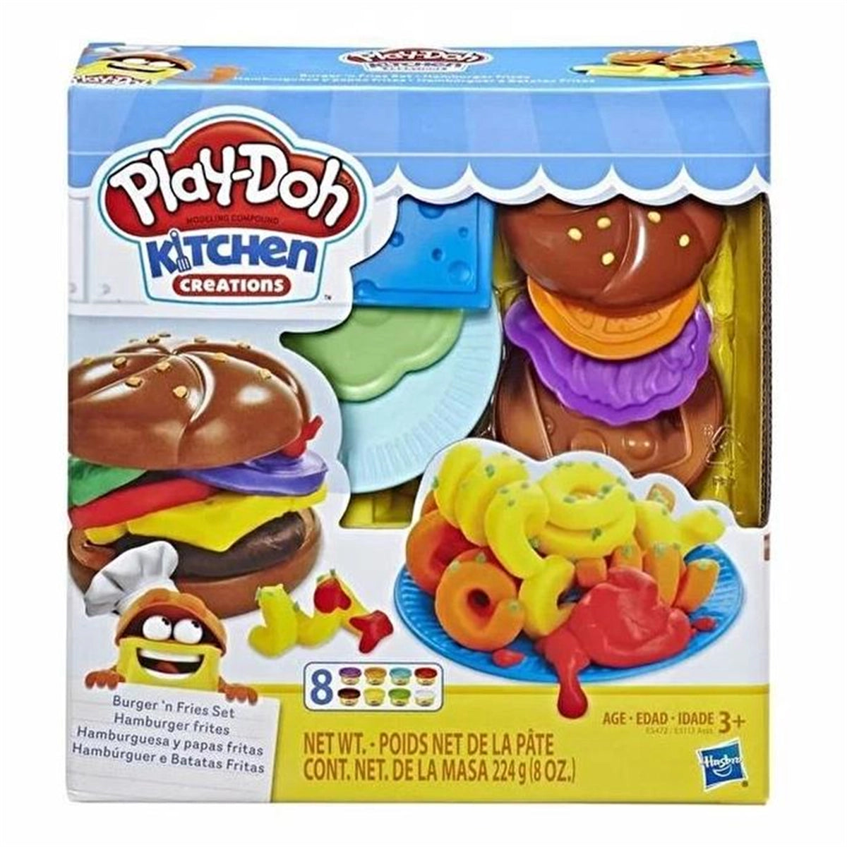 Play-Doh Mutfak Atölyesi Hamburger Seti E5112-E5472 | Toysall