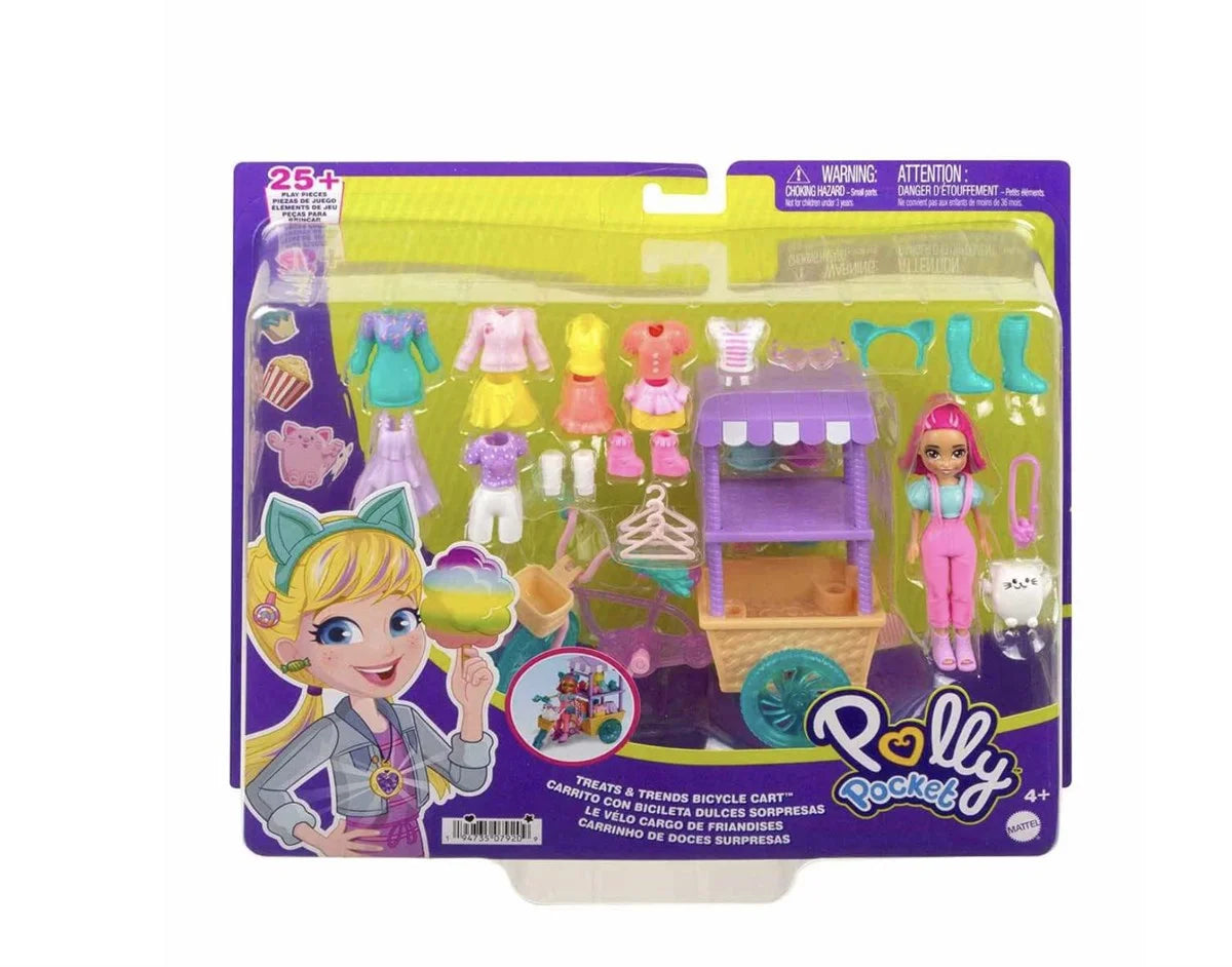 Polly Pocket Bisiklet Dolusu Moda Oyun Seti HHX76 | Toysall