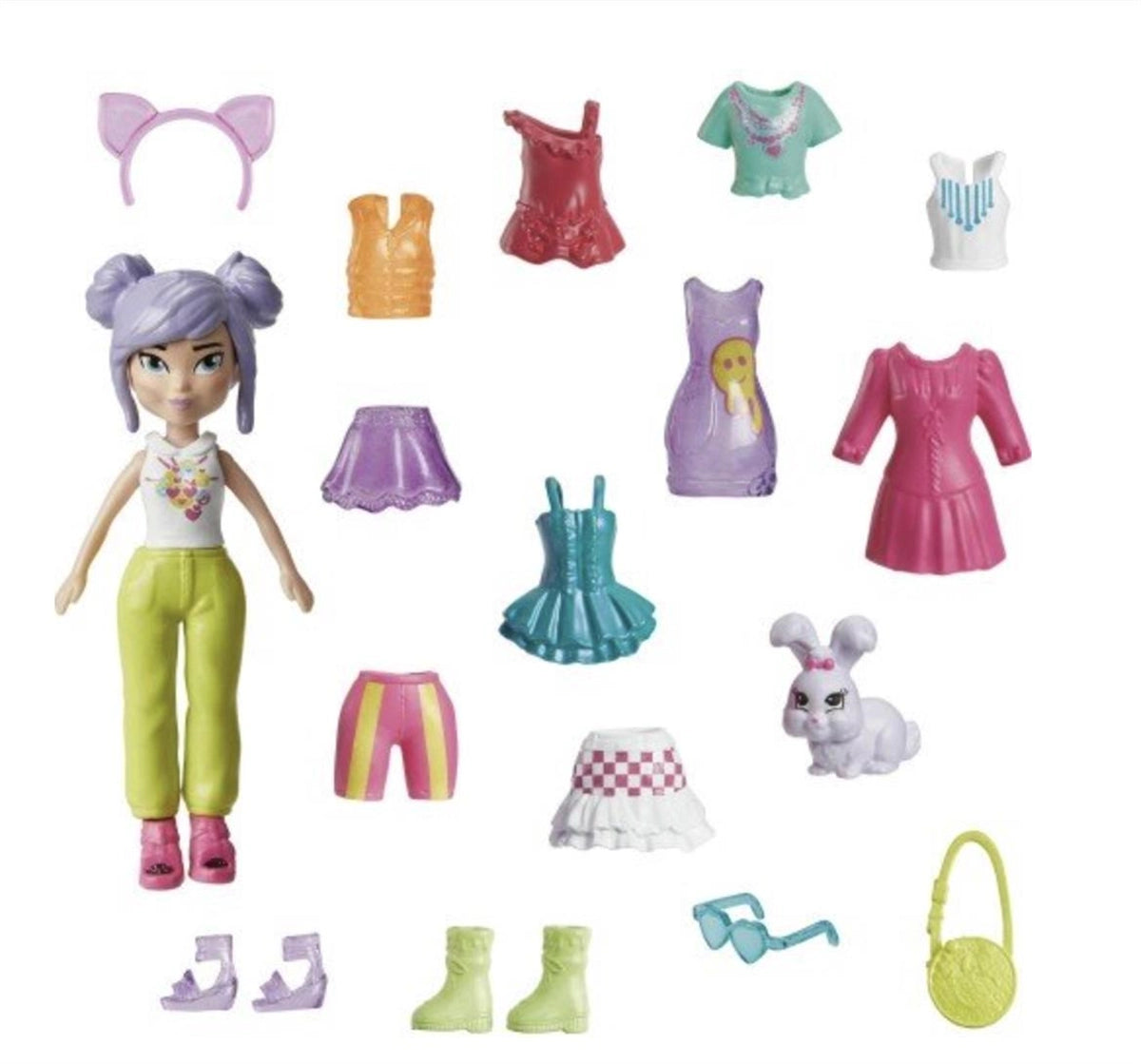 Polly Pocket Farklı Kombin Eğlencesi Oyun Setleri HKV88-HKV94 | Toysall