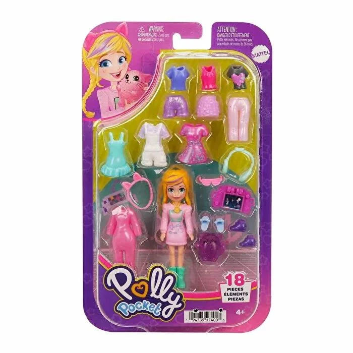 Polly Pocket Farklı Kombin Eğlencesi Oyun Setleri HKV88-HRD60 | Toysall