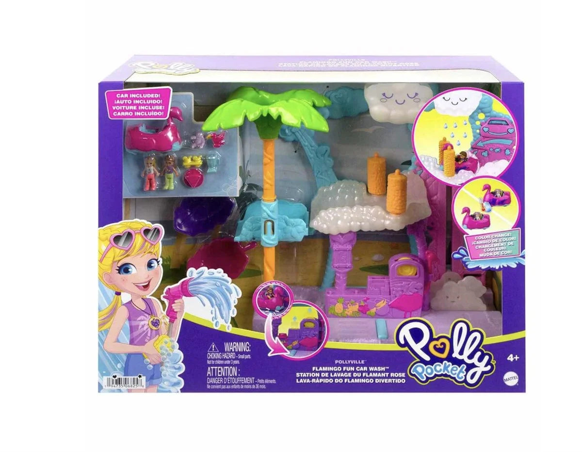 Polly Pocket Flamingo Araba Su Eğlencesi HHJ05 | Toysall