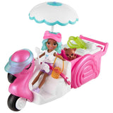 Polly Pocket Flamingo Motosiklet ve Tropik Aksesuarlar HWP24