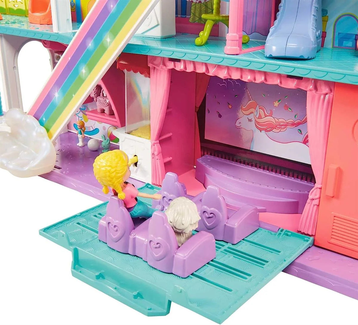 Polly Pocket Gökkuşağı Alışveriş Merkezi HHX78 | Toysall