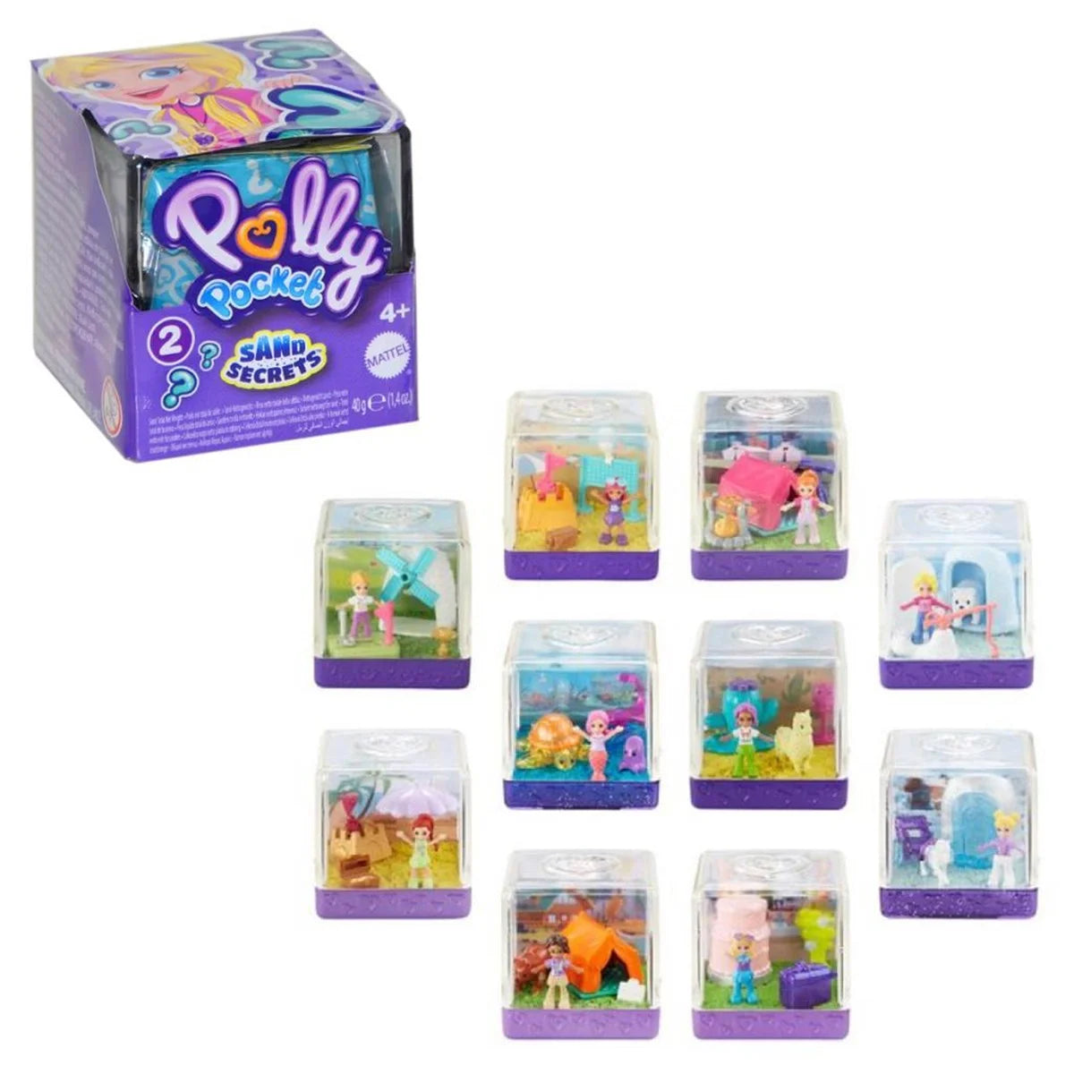 Polly Pocket Kum Gizemi Oyun Seti, Bebek ve Akse GKJ69 | Toysall