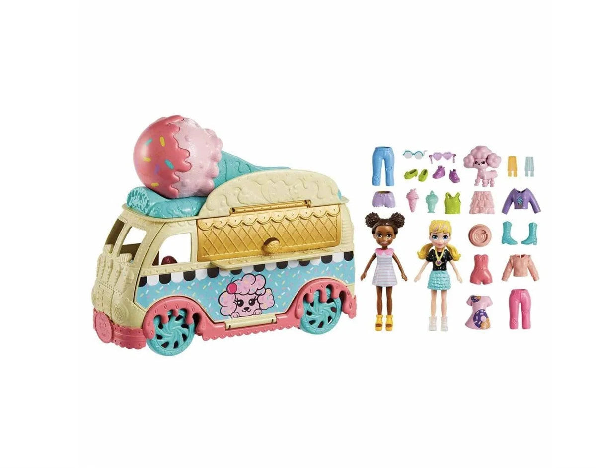 Polly Pocket Minik Lezzetler Dondurma Arabası  HHX77 | Toysall