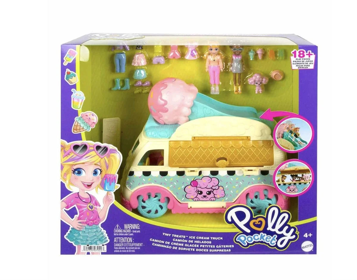 Polly Pocket Minik Lezzetler Dondurma Arabası  HHX77 | Toysall