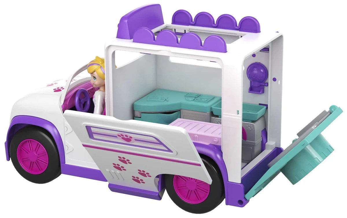 Polly Pocket Mobil Veteriner Kliniği Aracı GFR04 | Toysall