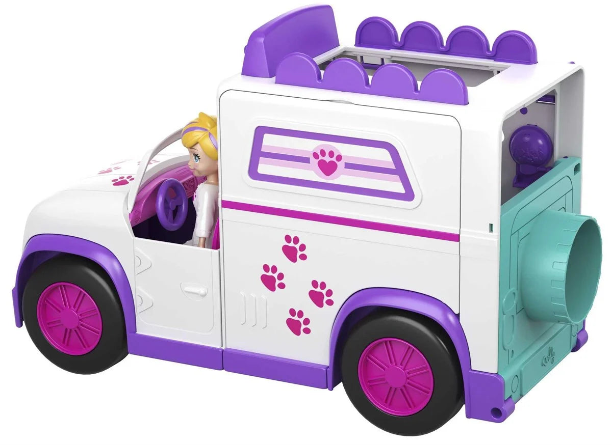 Polly Pocket Mobil Veteriner Kliniği Aracı GFR04 | Toysall