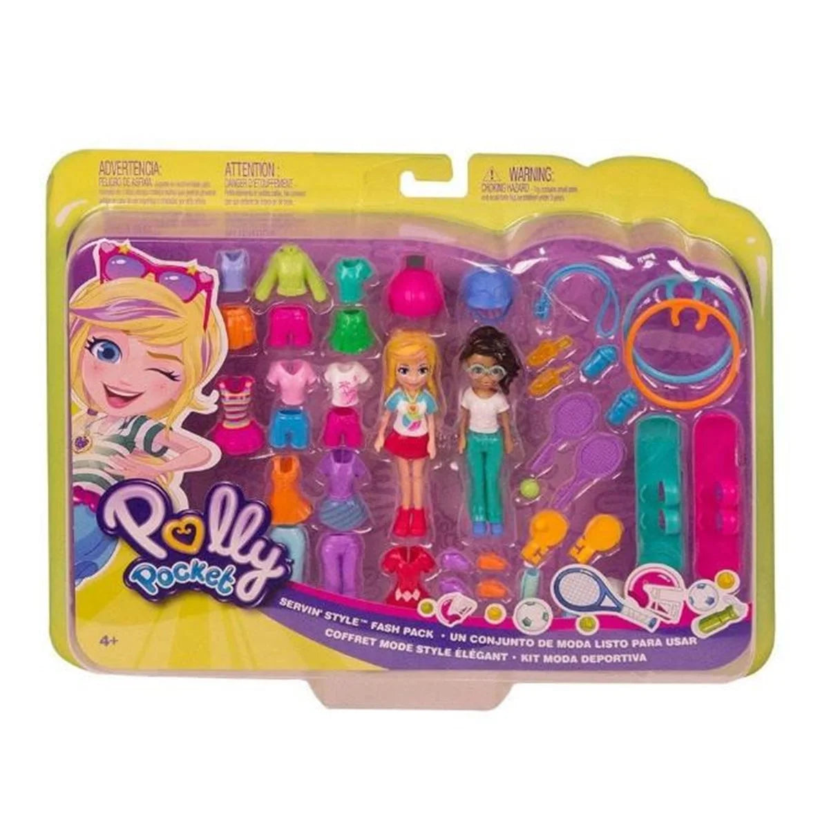 Polly Pocket Sarı ve Siyah Saçlı Bebek Servin GGJ48-GGJ50 | Toysall