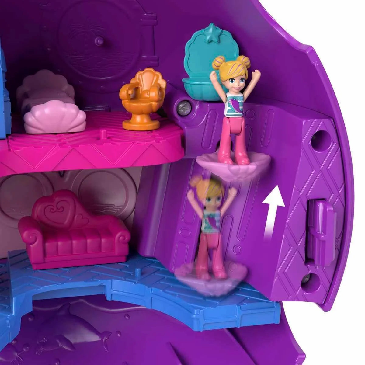 Polly Pocket Sparkle Cove Macera Narwhal Maceracı Teknesi HKV71 | Toysall