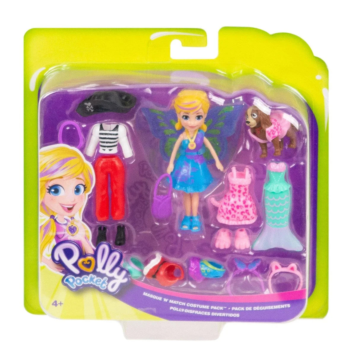 Polly Pocket ve Hayvan Dostu Kostüm Giyiyor Oyun Seti GDM15 | Toysall