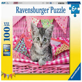 Ravensburger 100 Parça Puzzle Sevimli Kedicik 129850
