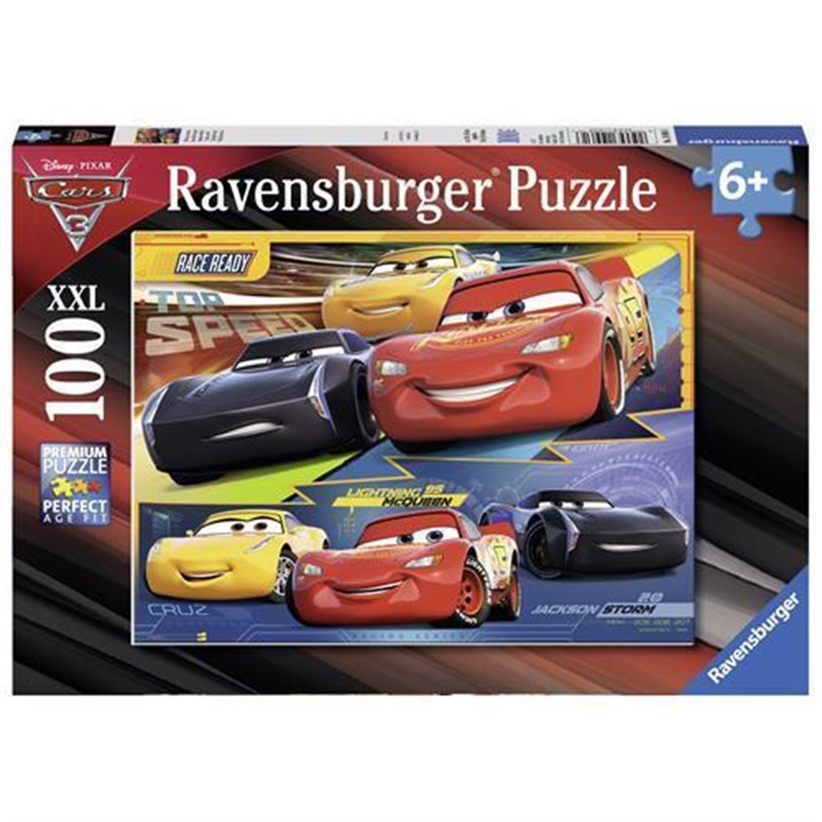 Ravensburger 100 Parça Puzzle Walt Disney Cars 3 109616 | Toysall