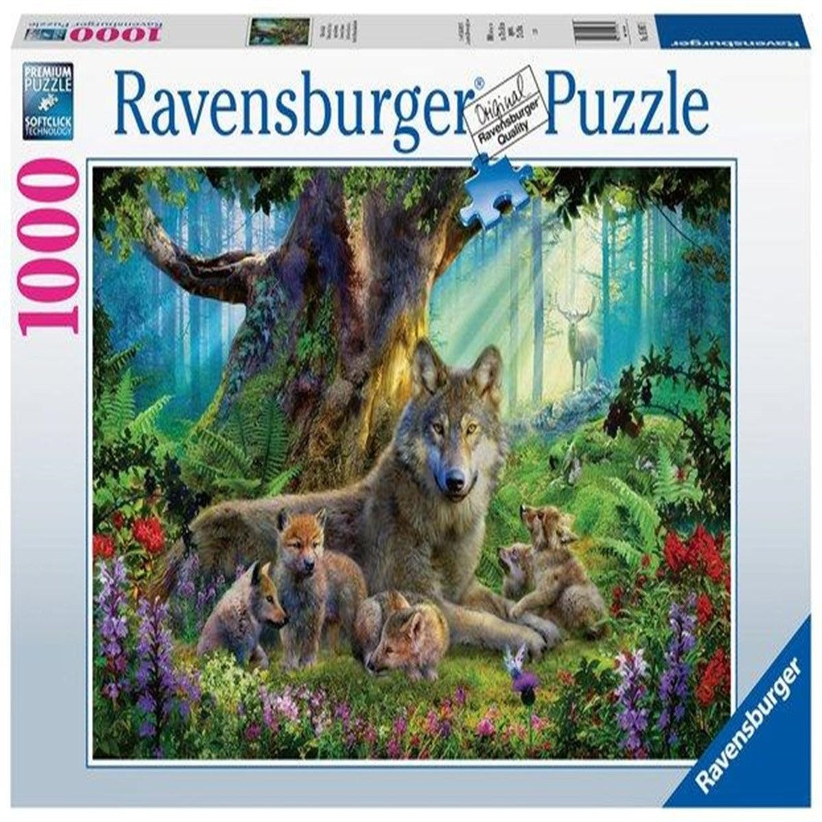 Ravensburger 1000 Parça Puzzle Wolves in Forest 159871 | Toysall