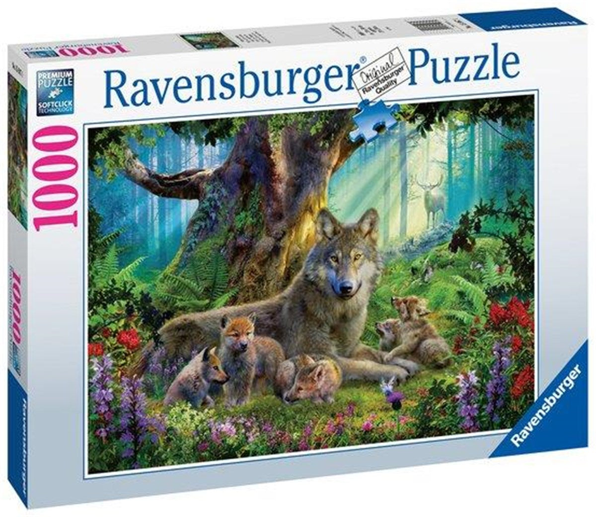 Ravensburger 1000 Parça Puzzle Wolves in Forest 159871 | Toysall