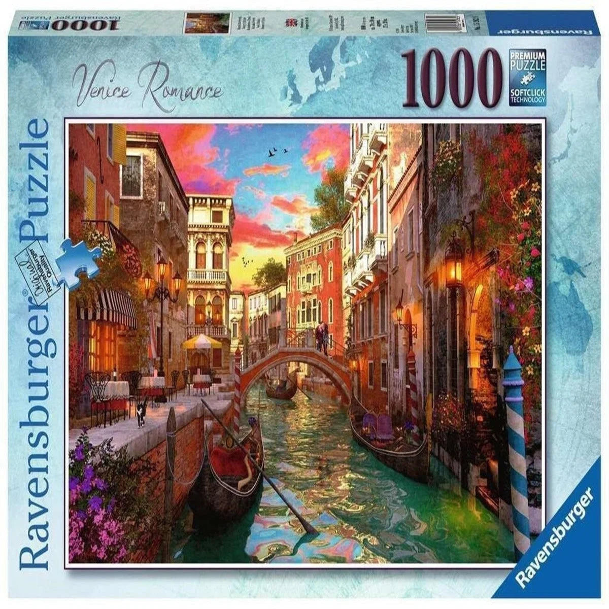 Ravensburger 1000 Parça Puzzle Venice Ramance 152629