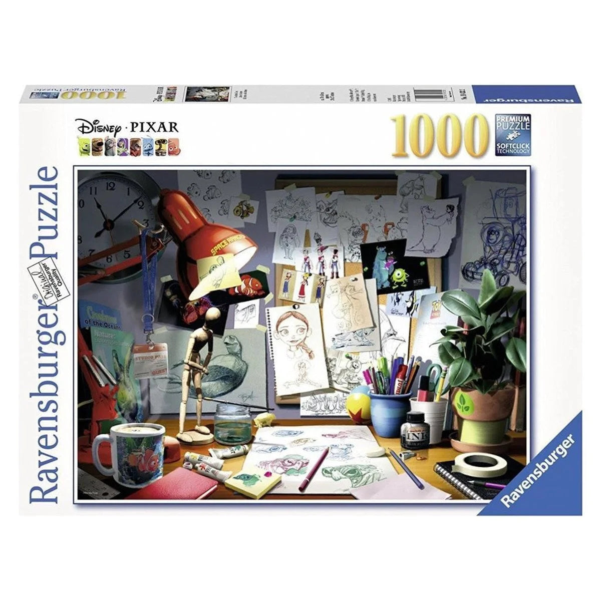 Ravensburger 1000 Parça Puzzle Artists Desk 194322 | Toysall